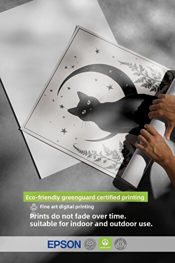 Postifull The Moon Poster, Frameless Wall Poster, Vertical Wall Painting Comfort Series No: 108361