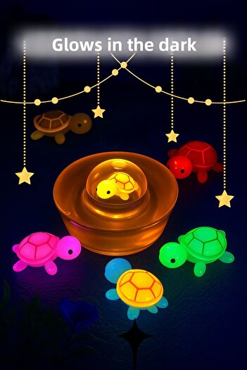 FANTASTİK SANAT ATÖLYESİ Magic Turtle Honey Scented Transparent Soap That Glows in the Dark |   Fun Gift |   80 Grams