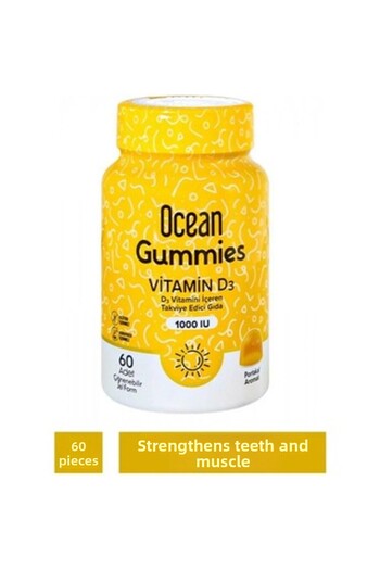 Orzax Ocean Gummies Vitamin D3 60 Chew Form - 2Nd 50% - (Skt: 06/2026)