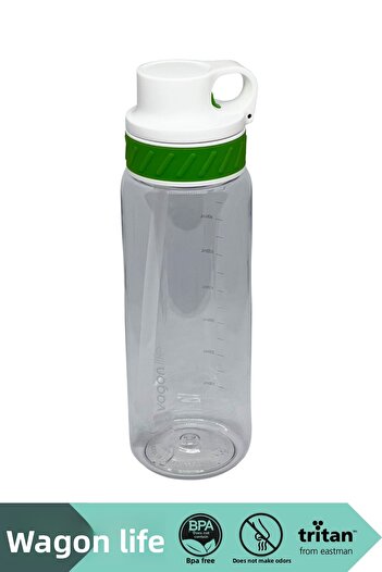 Vagonlife 800ml New Collection Tritan Water Bottle with Straw/Without Straw Use Transparent Body