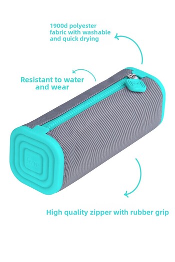 Serve Prismo Pencil Case Square Pastel Mint Green