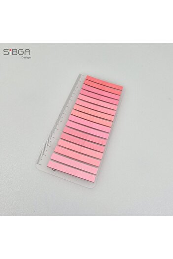 sibga tasarım شريط رفيع 320 ورقة ملونة شفافة Post-it Post-it Post It. ملصق ملصق لعلامة الكتب