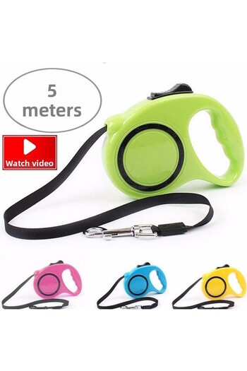 BarkoFix Automatic Dog Walking Leash 5 Meter Reel Leash
