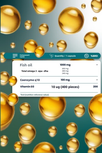 Smartcaps Omega 3 Vitamin D3 Q10 30 Softgel