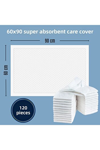 Paddlers 4X30 120 Pieces Patient Care Bed Protective Cover (60X90 Size)