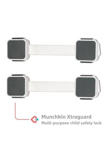 Munchkin Xtraguard Child Safety Lock – for Cabinets, Drawers and White Goods (Pack of 1)
