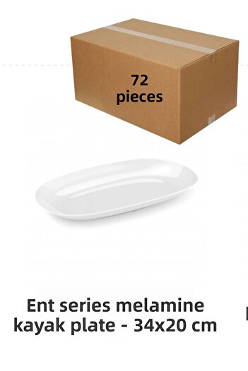 BARITCIOGLU Kayak Plates 72 Pcs X 34 cm Ent Series Melamine