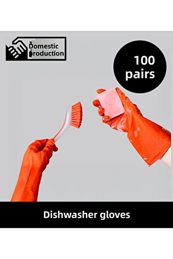 Sepet Doldur Dishwashing Gloves - 100 Pairs