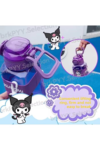 synshop Kuromi Kuromili Cute Cat Water Bottle Flask Girl School Water Bottle 600 ml