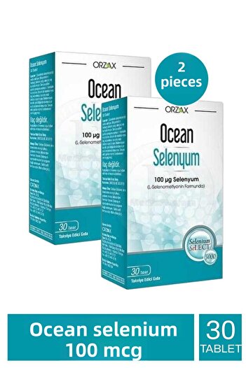 Ocean Selenium 100 Mcg 30 Tablets 2 Pieces