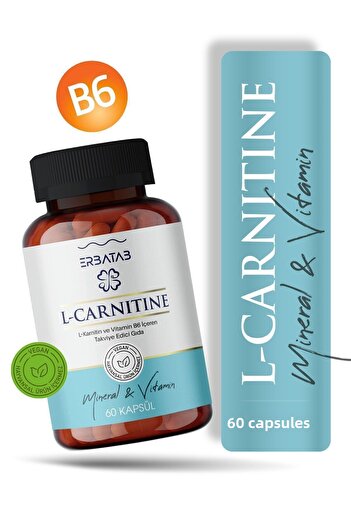 Erbatab L-Carnitine (L Carnitin) 60 Capsules