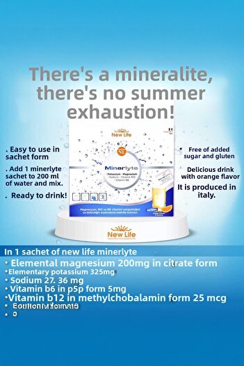 New Life Minerlyte 12 Sachets 1 Piece