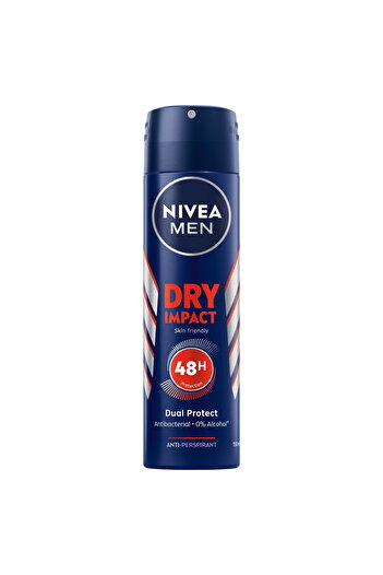 NIVEA Men Antiperspirant Spray Dry Impact 150 ml – Long-Lasting Protection & Freshness