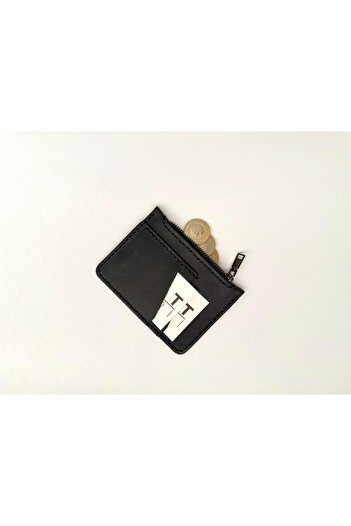 natderi Genuine Leather Mini Wallet with Card Holder and Coin Compartment
