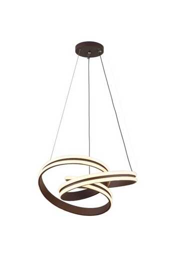 best power Modern LED Chandelier 6493 with 3 Lighting Modes, 80W, Adjustable Length (70 cm)