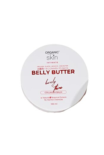 Organic Skin زبدة البطن العضوية للبشرة، بلسم الكولاجين الخالي من الدهون