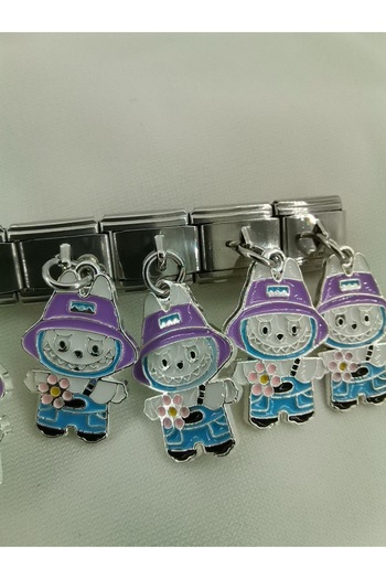 Hobimos 1 Piece Dangle Special Character Charm - Italian Bracelet Charm