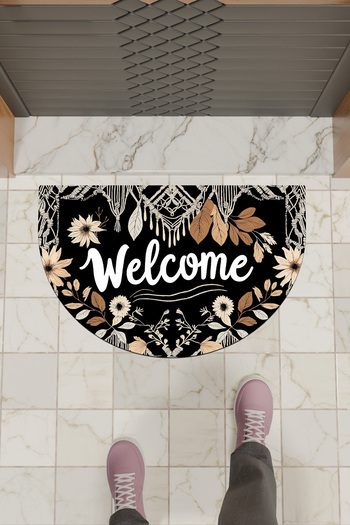Dormot Modern Digital Doormat Floral Welcome Door Mat