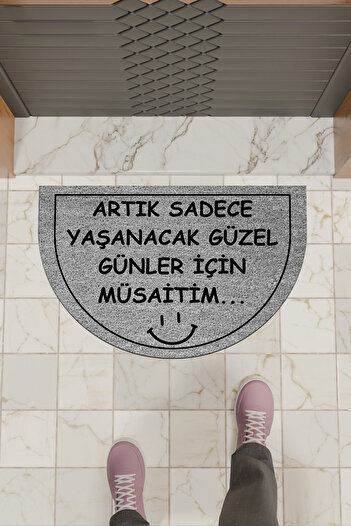 Dormot Modern Digital Doormat Gray I Am Available for the Nice Days Doormat - Front Door Mat