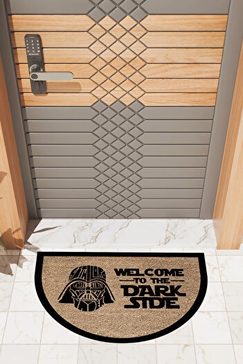 Dormot Modern Digital Doormat Brown Welcome Dark Striped Doormat - Outdoor Mat