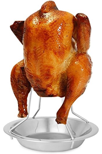 erorex Chicken Grill Outdoor Grill Silver Size 17.5 * 20 Cm