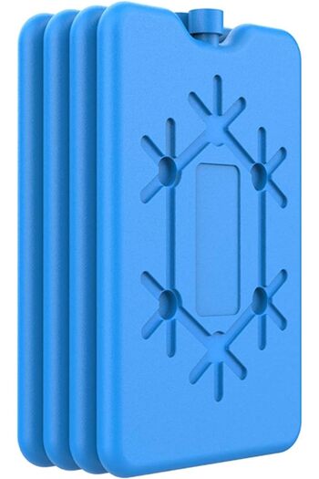 erorex 4 Pcs Ice Packs Lunch Box Reusable Ultra Thin Freezer Packs Long Lasting Coolers Cooler Bag Work