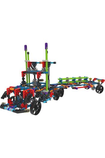 erorex مجموعة بناء أجنحة وعجلات Knex الأساسية الممتعة (500 قطعة)