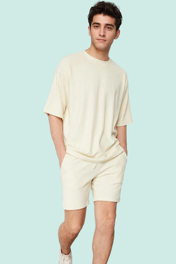 PayBuy Men's Fashion Short Length Ottoman Woven Shorts Comfortable Fit Summer Shorts for Daily Wear