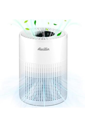 AIRTOK Aircillin Air Purifiers for Bedroom with HEPA Filters, Air Purifier for Home Large Room Covers Pet H