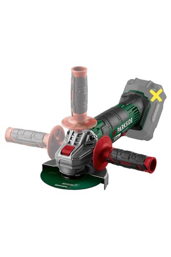 PARKSIDE Angle Grinder ParkSide, 20 V, 125 mm Disc, Adjustable Handle, Without Battery and Charger