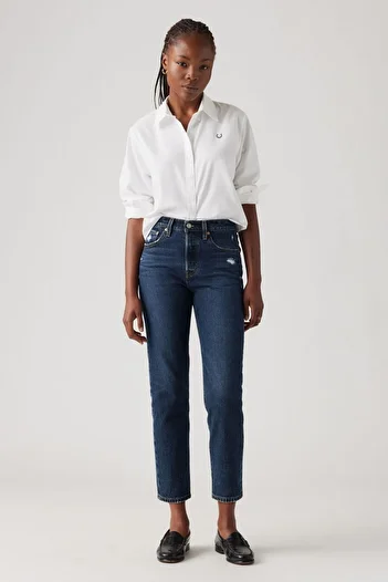 Levi's 501 Crop Local Tr Salsa T3 Authentic Dark Blue Women's Jean