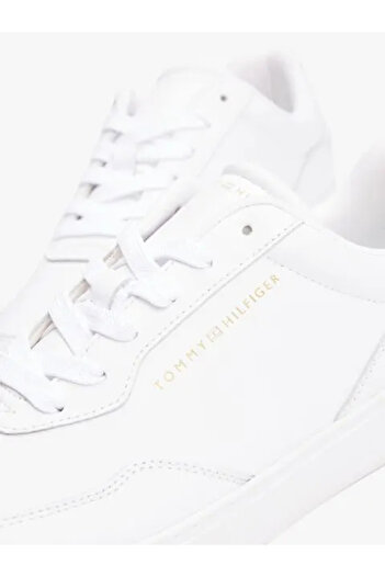 Tommy Hilfiger Casual Cupsole Kadın Beyaz Spor Ayakkabı (FW0FW08689-YBS)