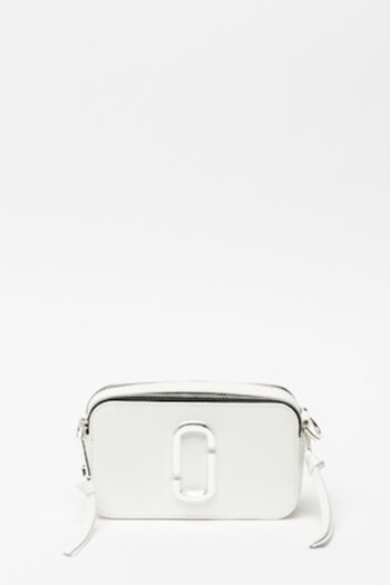 Marc Jacobs , Optic White Leather Crossbody Bag Snapshot