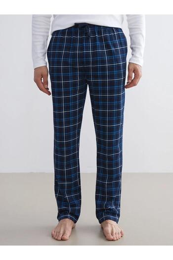 LC Waikiki Standard Pattern Plaid Men's Pajama Bottom (W5)