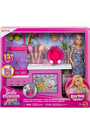 mattel Malibu Playset with 20 Accessories, Doll, Multicolor, 3 Years+