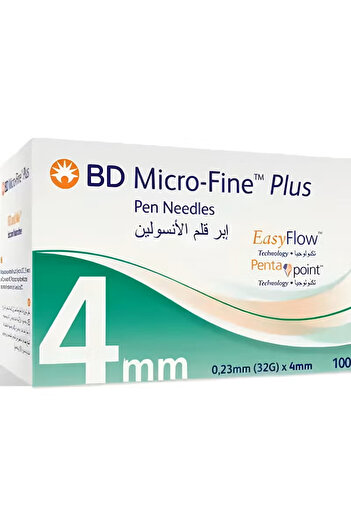 Bd PD Micro 4mm Insulin Pen Needles