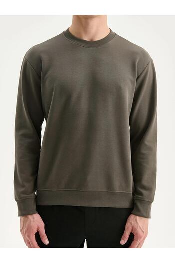LC Waikiki Ανδρικό φούτερ LCW Crew Neck Κεντημένο (W5)
