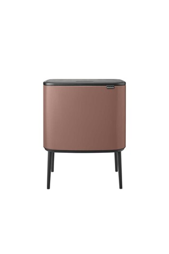 Brabantia Bo Satın Taupe Touch Trash Can 11+23L