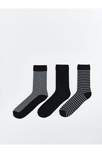 LC Waikiki Sparkling Selections from Shining Store |   Patterned Men's Socks 3-Pack