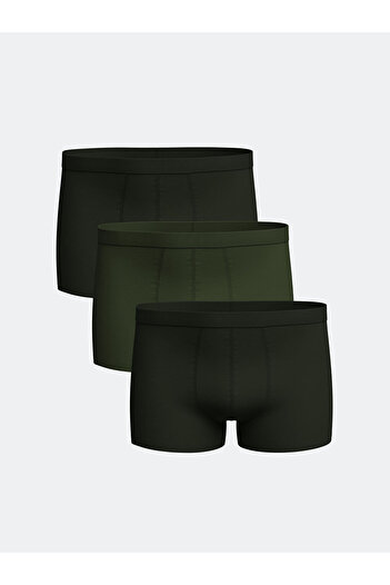 LC Waikiki Create Your Style from Uzg Store |   Standard Pattern Cotton Flexible Men's Boxer 3-Piece