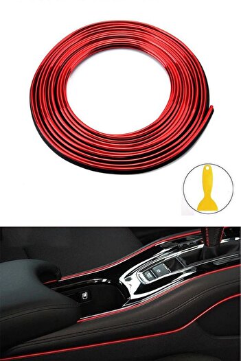 safestore Red Trim Wick New Generation In-Car Rope Strip Herringbone Nickel Plated 5 Meters