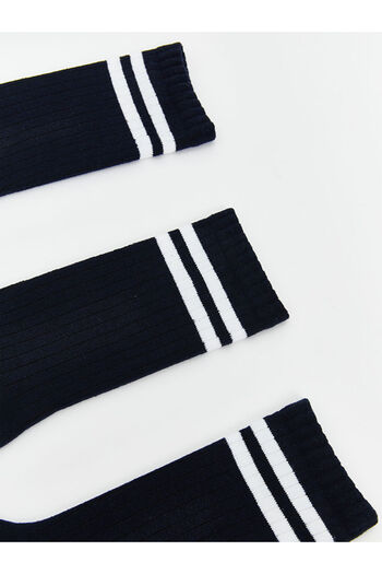 LC Waikiki Sparkling Selections from Shining Store |   Striped Men's Socks 3-Pack