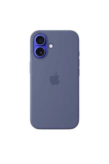 Apple Silicone Case for iPhone 16 Plus, Lavender Grey