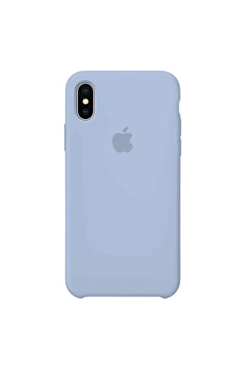 Apple Silicone Case for iPhone Xs, Baby Blue