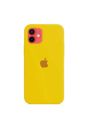 Apple Husa Silicon pentru iPhone 12, Canary Yellow