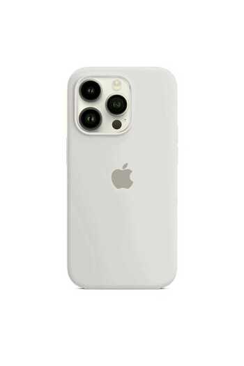 Apple Husa Silicon pentru iPhone 15 Pro, Cream