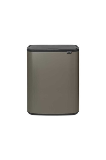 Brabantia Bo Platinum Touch Trash Can 60L