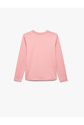 Koton Pink Girl's Sweatshirt 6Wkg10139Ak