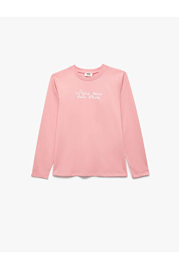 Koton Pink Girl's Sweatshirt 6Wkg10139Ak