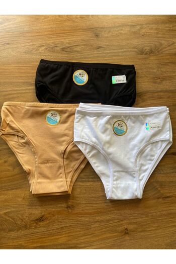 Jiber Women's Cotton Comfortable Bato Wide Edge Panties Pack of 9